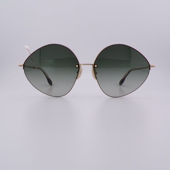 Victoria Beckham Sage Green Gold Gradient Oval Shades, Unique Large Designer Lux main image 7